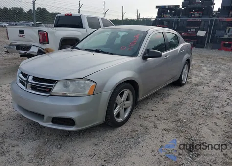 2013 Dodge Avenger Se из США, поврежденный, VIN 1C3CDZAB3DN566883